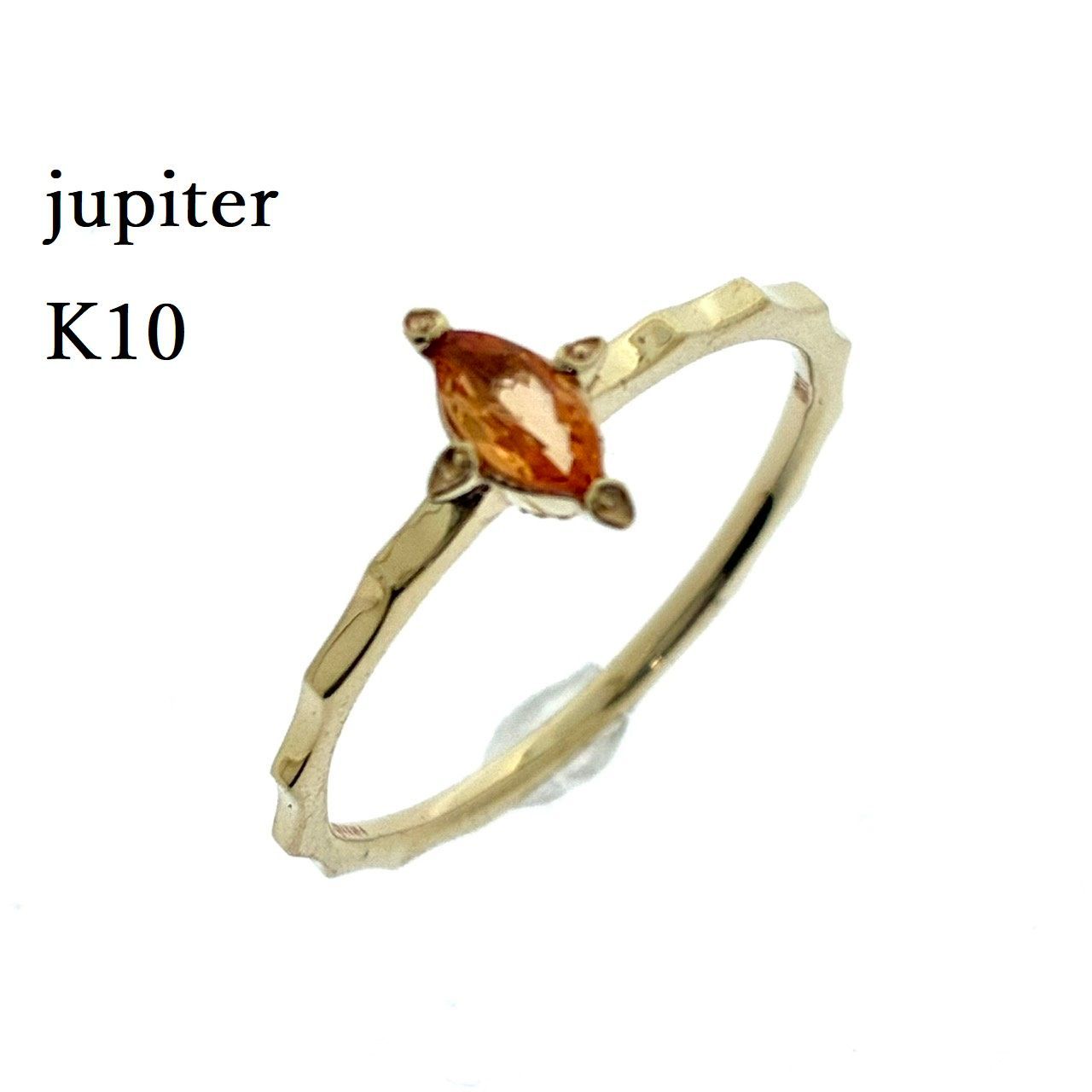 新品仕上済み K10 ジュピター jupiter 天然 シトリン リング 0.9g 9号 指輪 レディース ゴールド ♯1073014098 11,692円