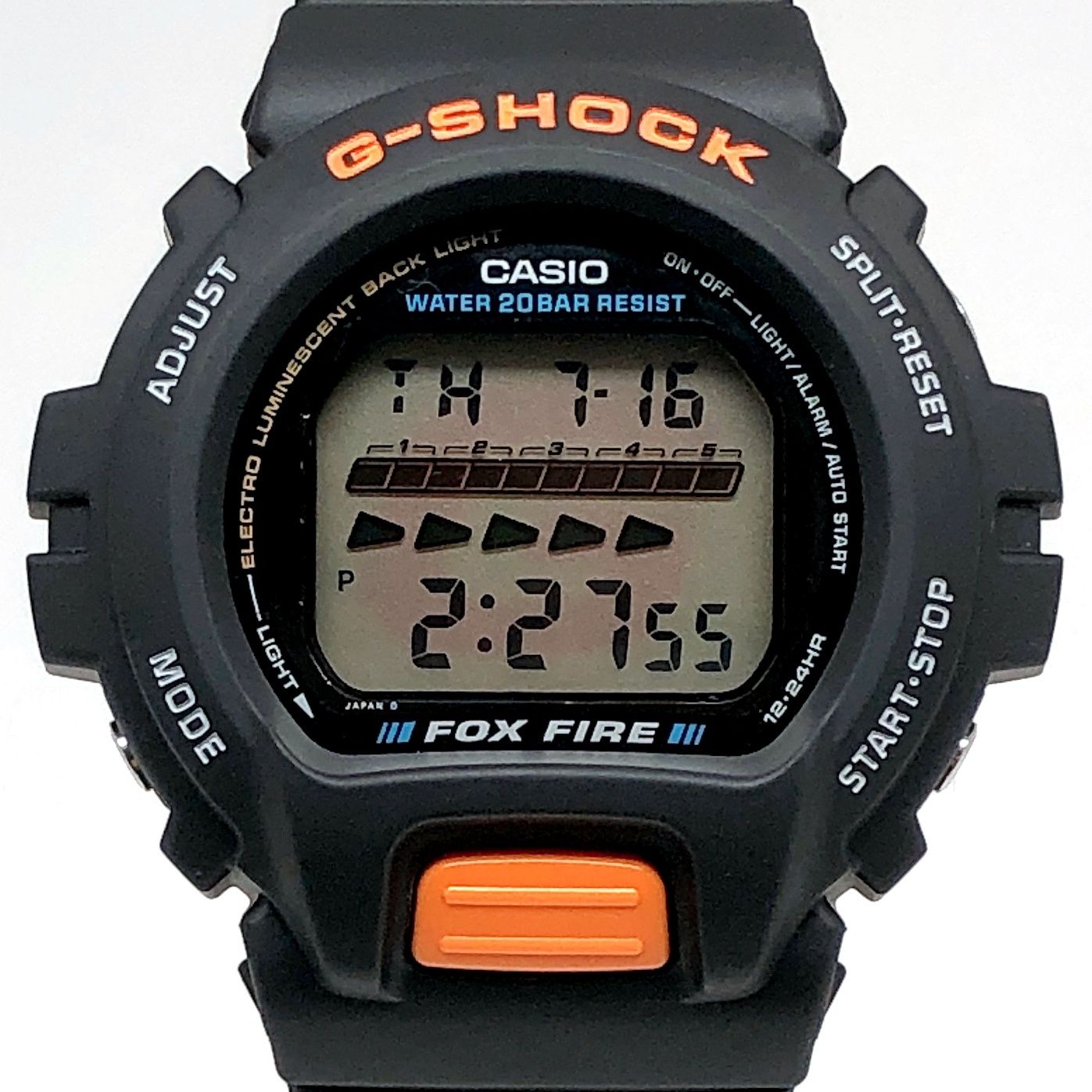 G-SHOCK ジーショック DW-6600B-1A FOX FIRE フォックスファイヤー EL