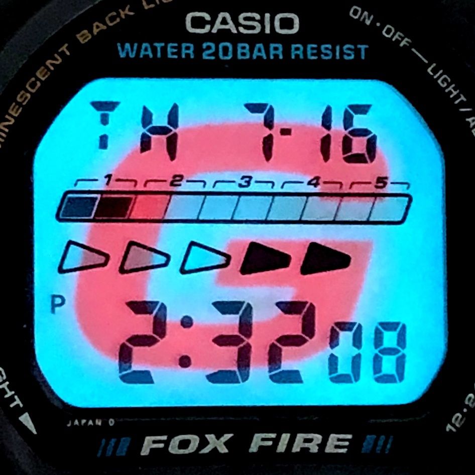 G-SHOCK ジーショック DW-6600B-1A FOX FIRE フォックスファイヤー EL