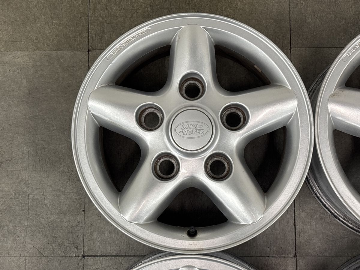 当時物】ランドローバー ディスカバリー1 純正 16in 7J +33 PCD165 