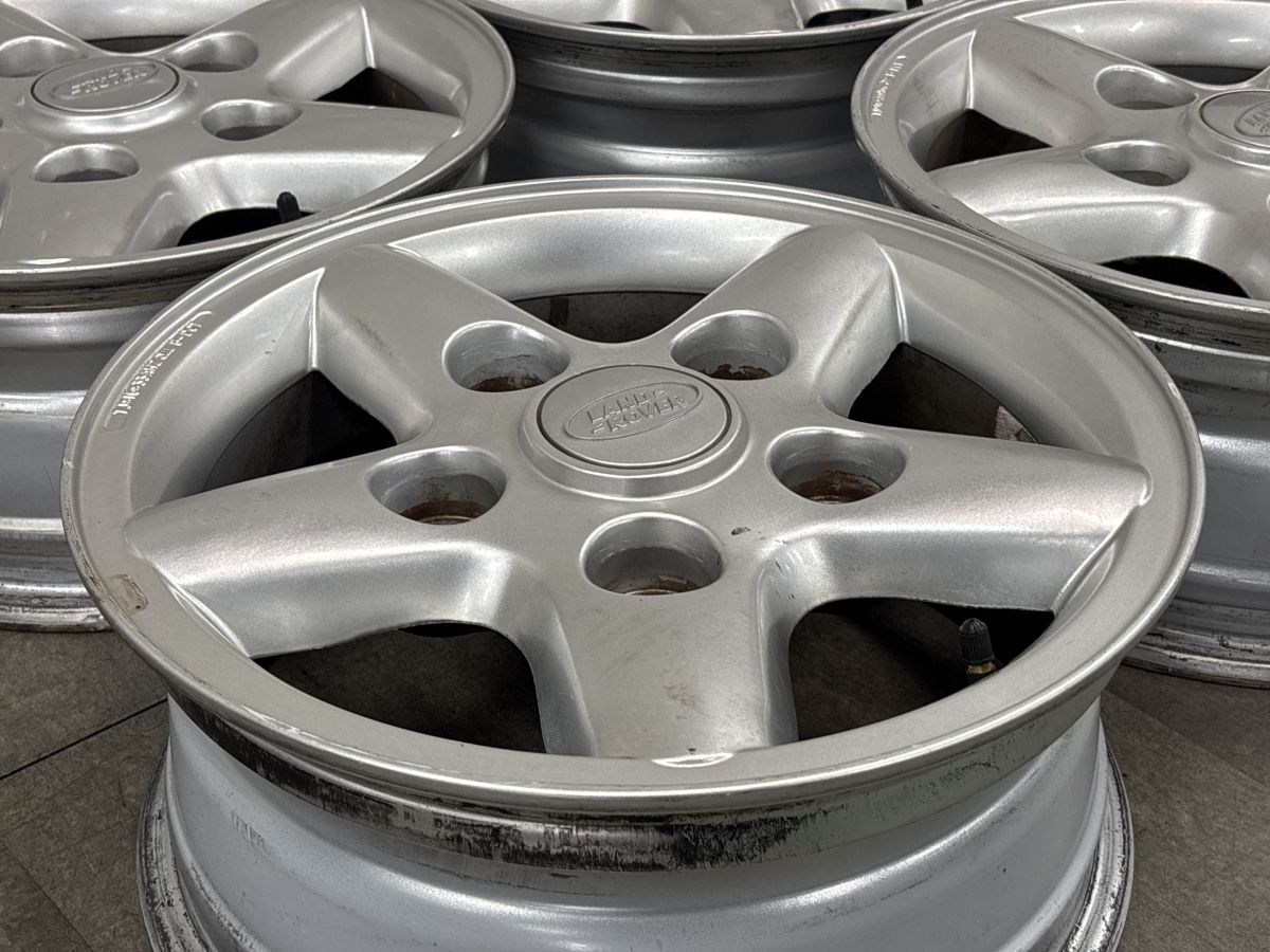 当時物】ランドローバー ディスカバリー1 純正 16in 7J +33 PCD165 