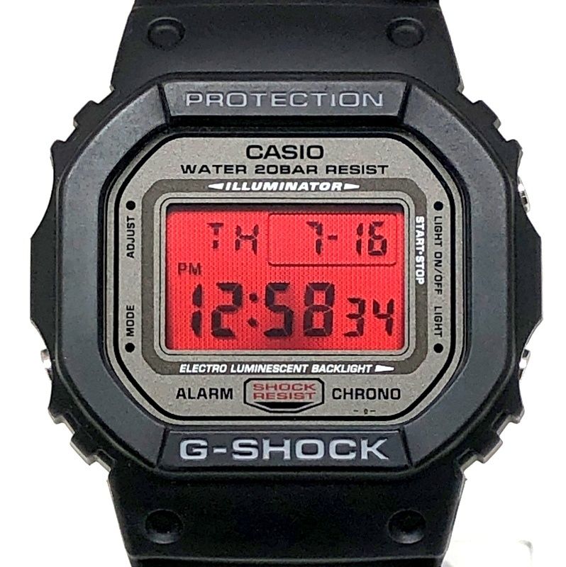 G-SHOCK ジーショック DW-5000ML-1 20th ANNIVERSARY Gショック20周年記念 トリビュートシリーズ 赤液晶 2003年1月発売 G-SHOCK ジーショック DW-5000ML-1 20th ANNIVERSARY Gショック20周年
