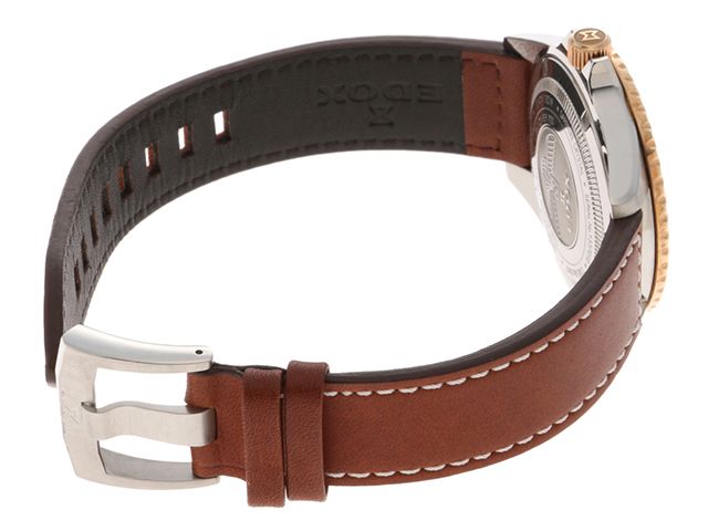 EDOX エドックス スカイダイバー70s 53017 357RNC BUI 腕時計 SS