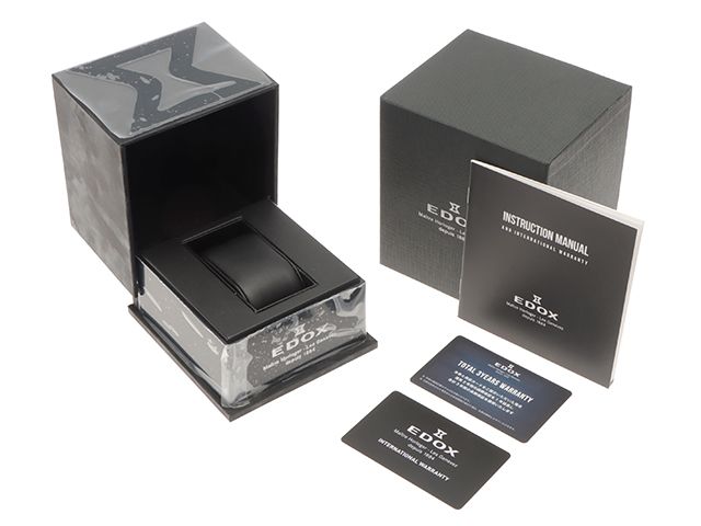EDOX エドックス スカイダイバー70s 53017 357RNC BUI 腕時計 SS
