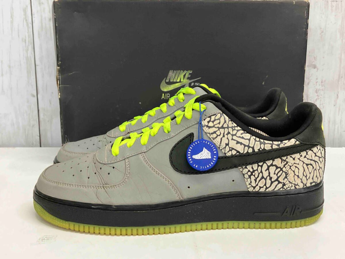 【鑑定済み】NIKE AIR FORCE 1 LOW スニーカー 329423-001 ナイキ エアフォースワンDJ CLARKKENT 28㎝ グレー