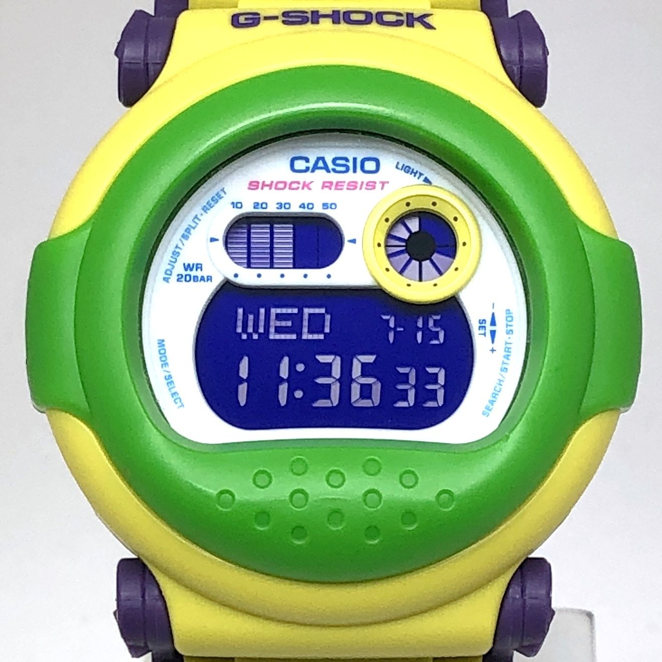 G-SHOCK ジーショック G-001HC-3 Hyper Colors ハイパーカラーズ ジェイソン グリーン イエロー パープル 2011年5月発売