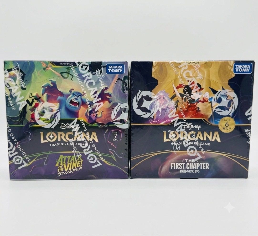 ✓【2BOXセット】ディズニー・ロルカナ（Disney Lorcana）日本語版