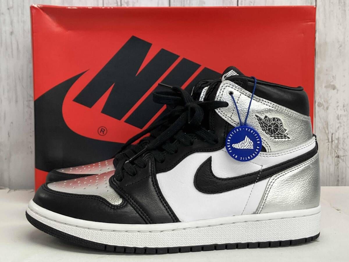 【鑑定済み】【美品】NIKE AIR JORDAN1 RETRO HIGH OG スニーカー ナイキ エアジョーダン1 レトロハイ CD0461-001 サイズ24.5㎝