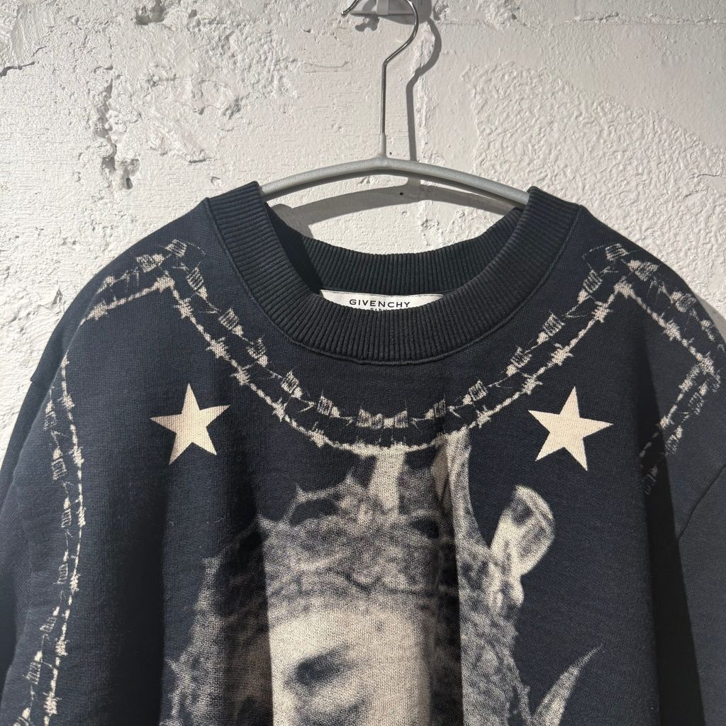 GIVENCHY ジバンシー 16AW Jesus Print Crewneck Sweat クルーネック