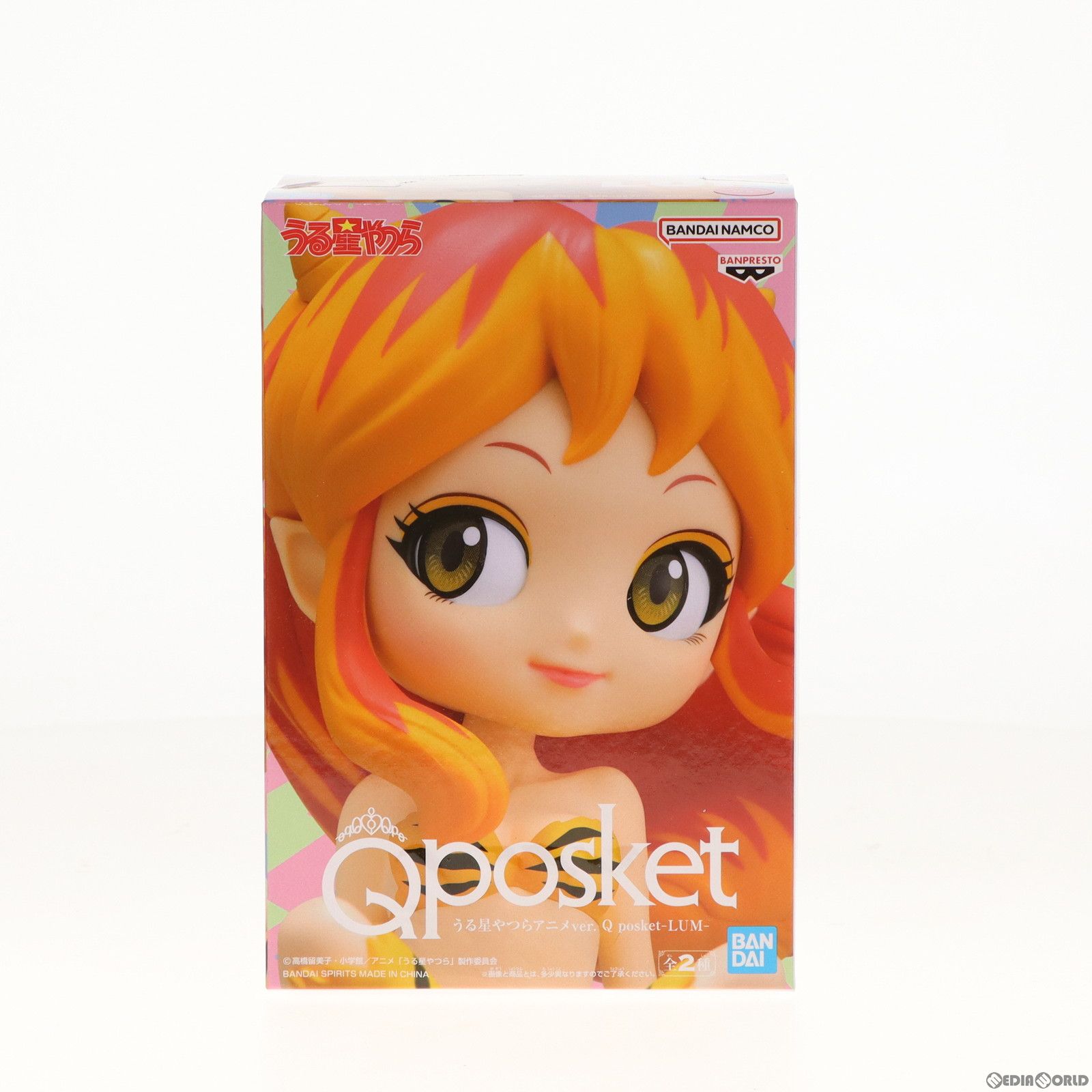 Lum B (pelo naranja) Urusei Yatsura anime ver. Q posket-LUM- figura premio (2633149) Banpresto