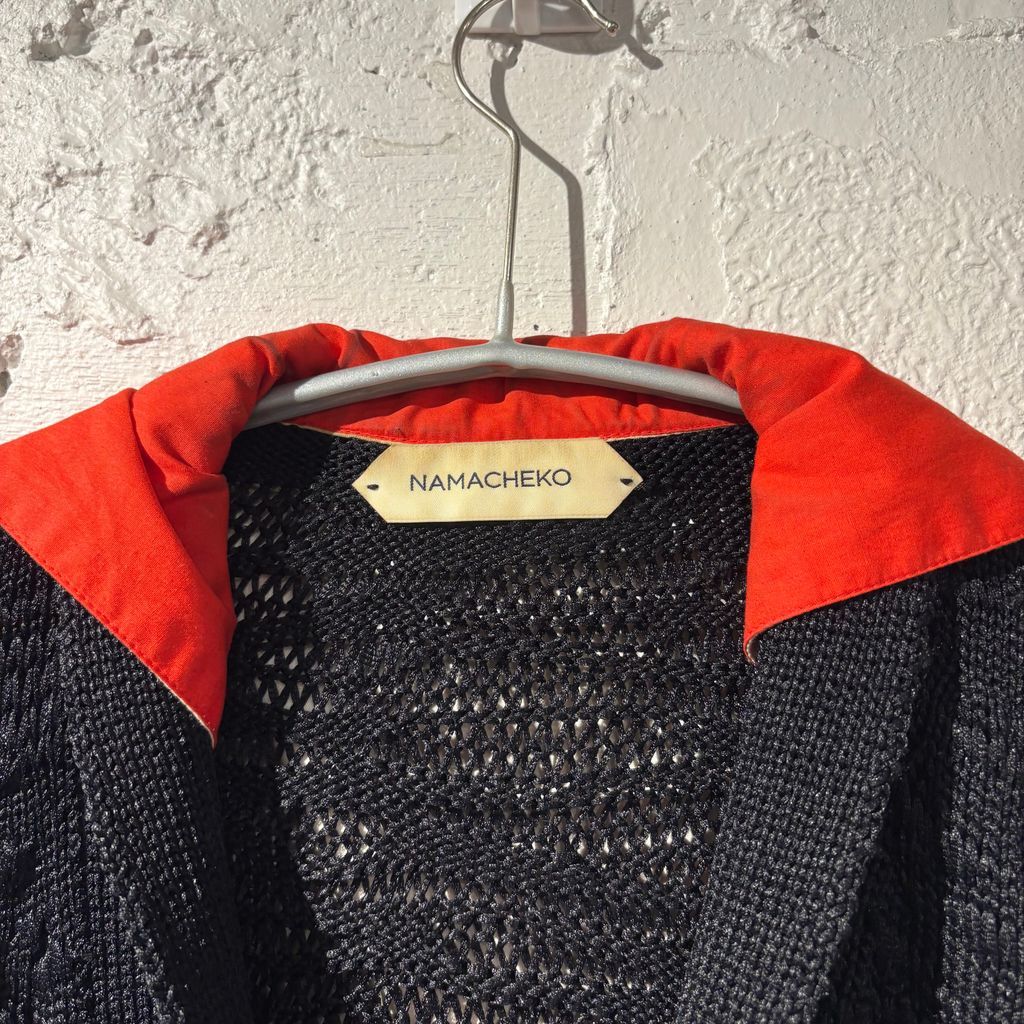 NAMACHEKO ナマチェコ 22SS CLYDE CARDIGAN カーディガン ブラック