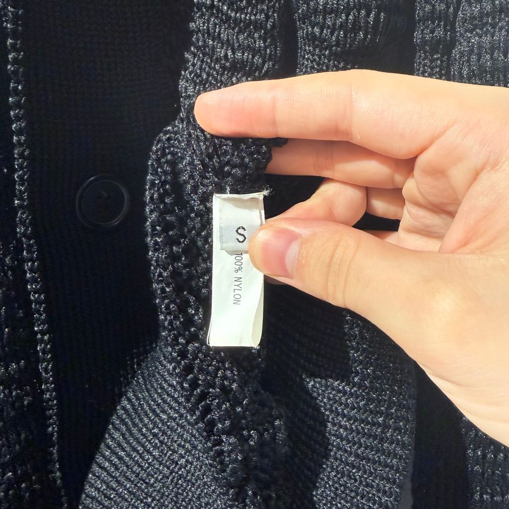 NAMACHEKO ナマチェコ 22SS CLYDE CARDIGAN カーディガン ブラック