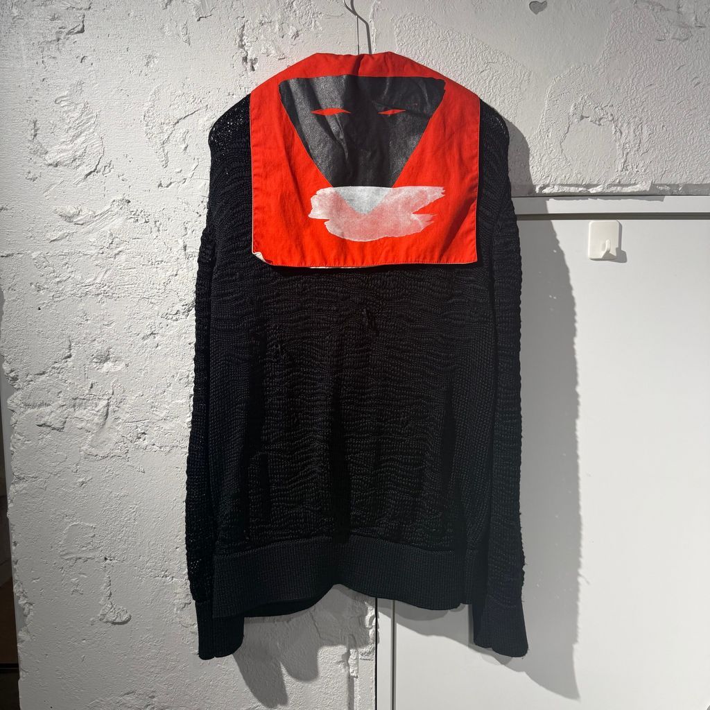 【新品／未使用】NAMACHEKO　22SS　CLYDE ドッキングカーディガン NAMACHEKO ナマチェコ 22SS CLYDE CARDIGAN カーディガン ブラック