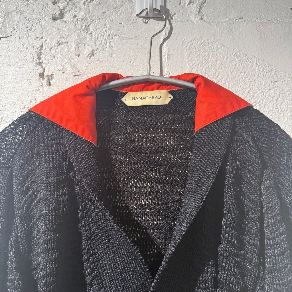 NAMACHEKO ナマチェコ 22SS CLYDE CARDIGAN カーディガン ブラック