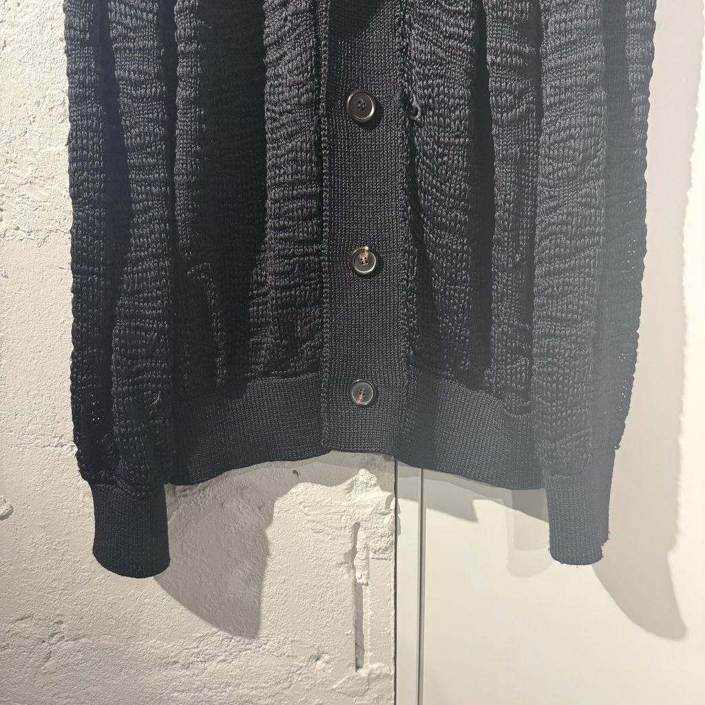NAMACHEKO ナマチェコ 22SS CLYDE CARDIGAN カーディガン ブラック
