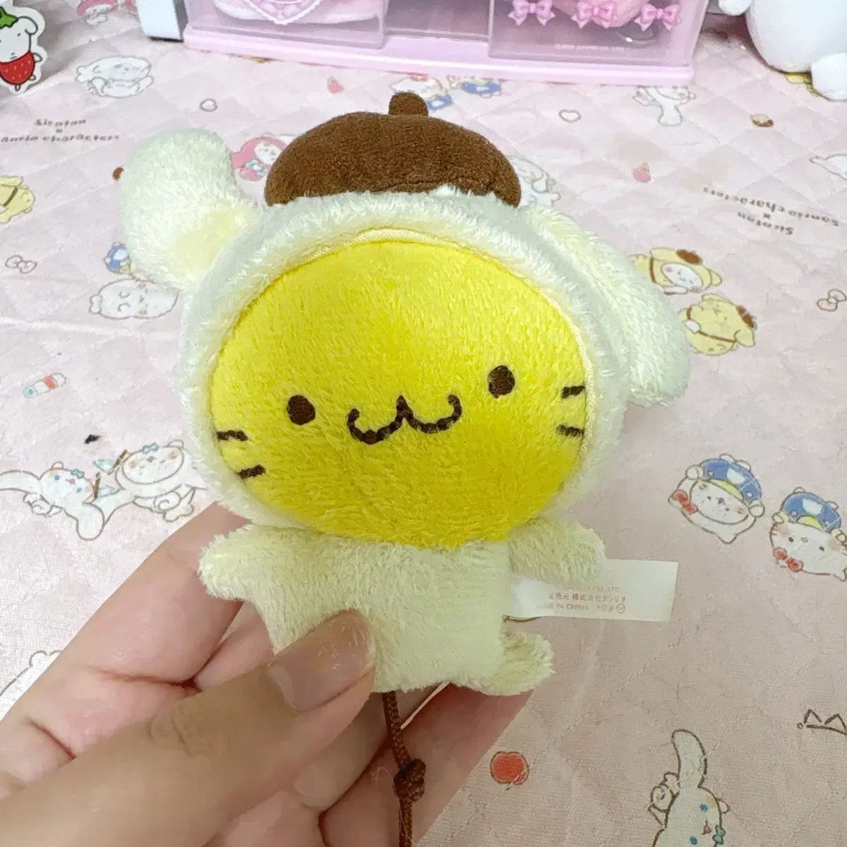 クラシック ポムポムプリン スコーン ぬいぐるみ キーホルダー