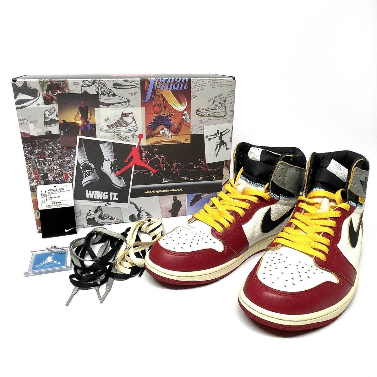UNION ユニオン × Nike ナイキ Air Jordan 1 Retro High OG SP 29cm HV8563-600 スニーカー 箱あり ※中古 【津山店】