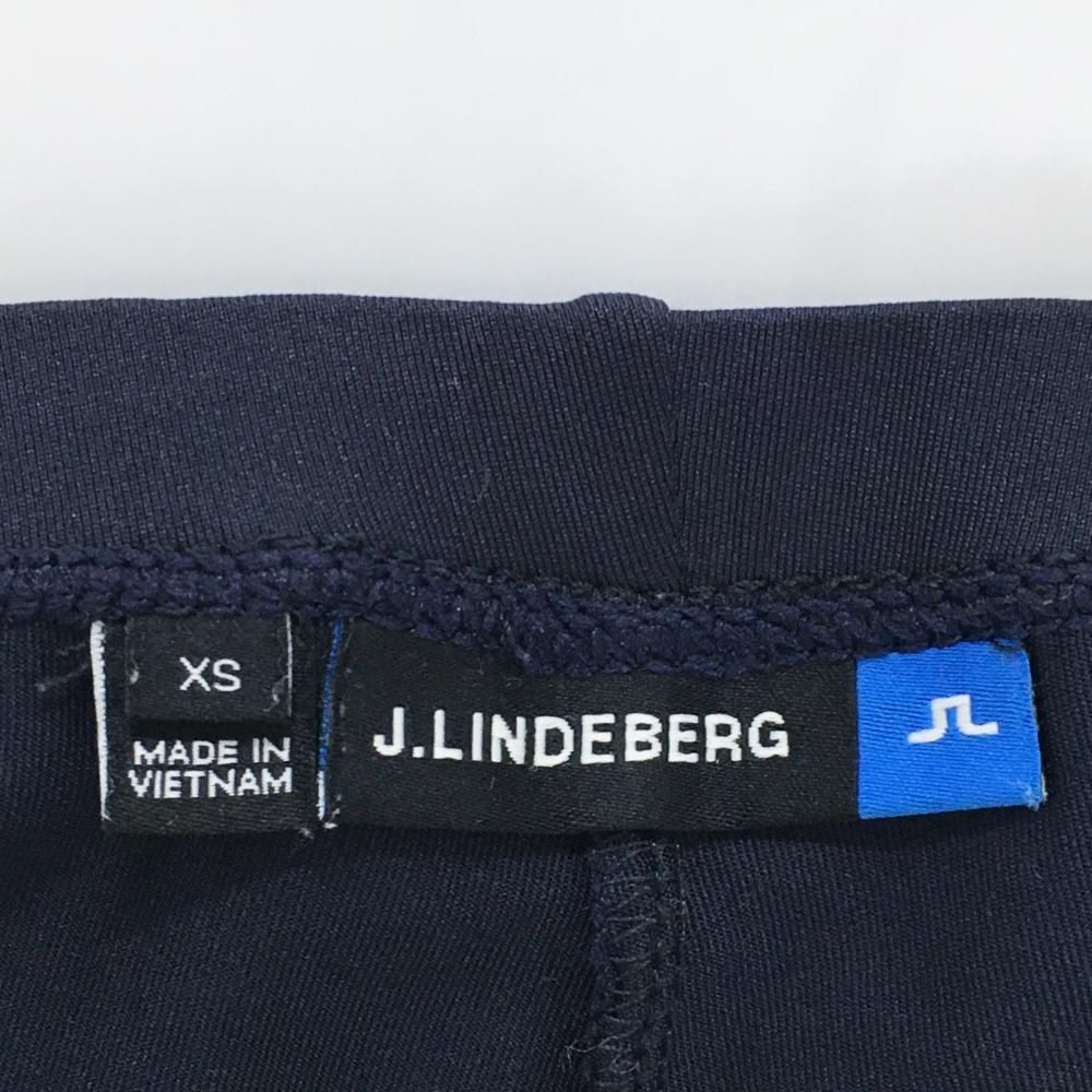 J.LINDEBERG ネイビー ノースリーブとスカート XSインナーパンツ付き 超美品】ジェイリンドバーグ スカート ネイビー 巻きスカート風