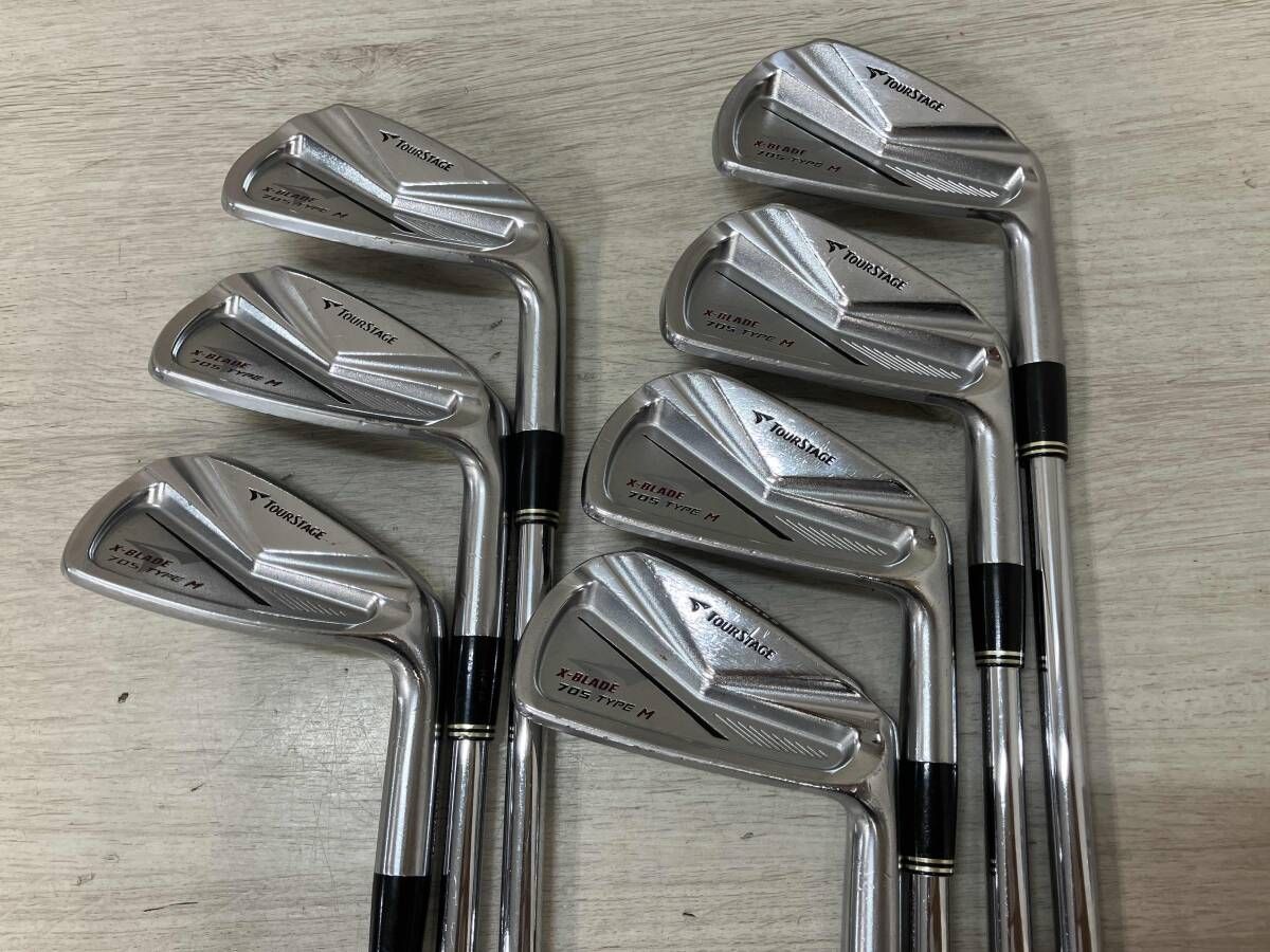 BRIDGESTONE TOURSTAGE X‐BLADE 705 TYPE M アイアンセット4-9,P N.S.PRO 950GH フレックスS