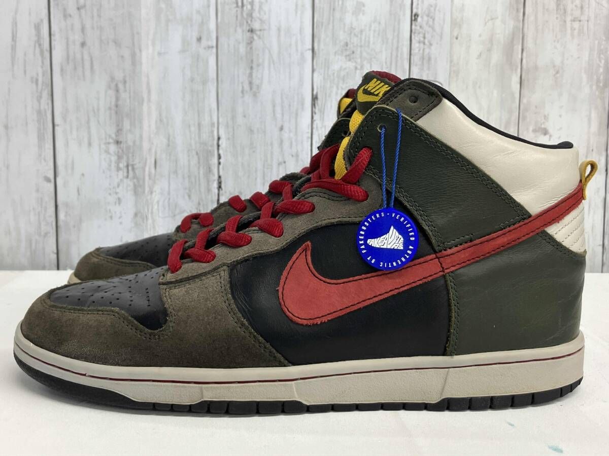 【鑑定済み】NIKE SB DUNK HIGH スニーカー ナイキダンクハイ 313171-361 'Boba Fett' size29㎝
