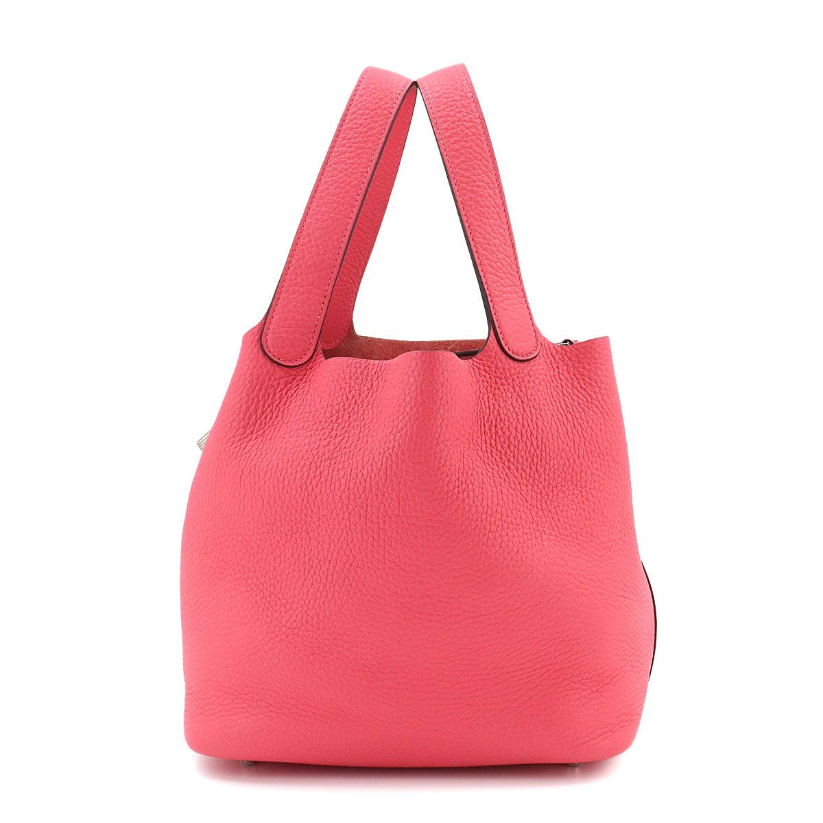 新品同様 エルメス HERMES ピコタンロック MM ハンド バッグ トリヨンクレマンス ローズアザレ Y刻印 Picotin Lock 90333891