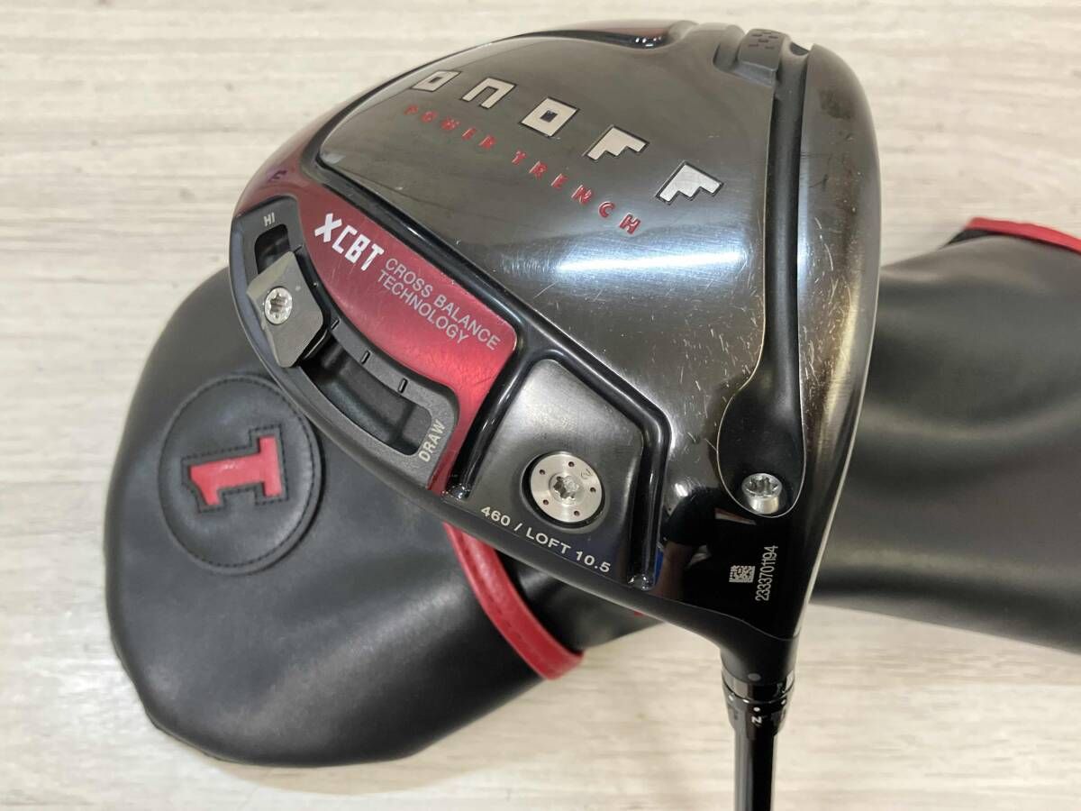 【ヘッドカバー付き】GLOBERIDE ONOFF AKA 2024 ドライバー 10.5° LABOSPEC TATAKI:60CBT フレックスS