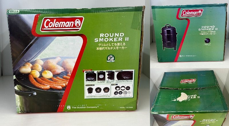 中古品】Coleman コールマン ラウンドスモーカーⅡ 燻製器 (2607172