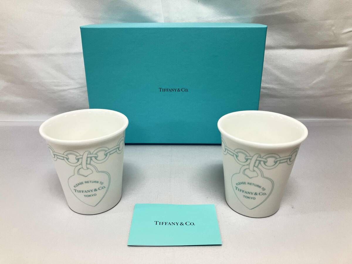 TIFFANY&CO. PLEASE RETURN TO ティファニー プリーズ リターン トゥ エッチング・コーヒーカップ