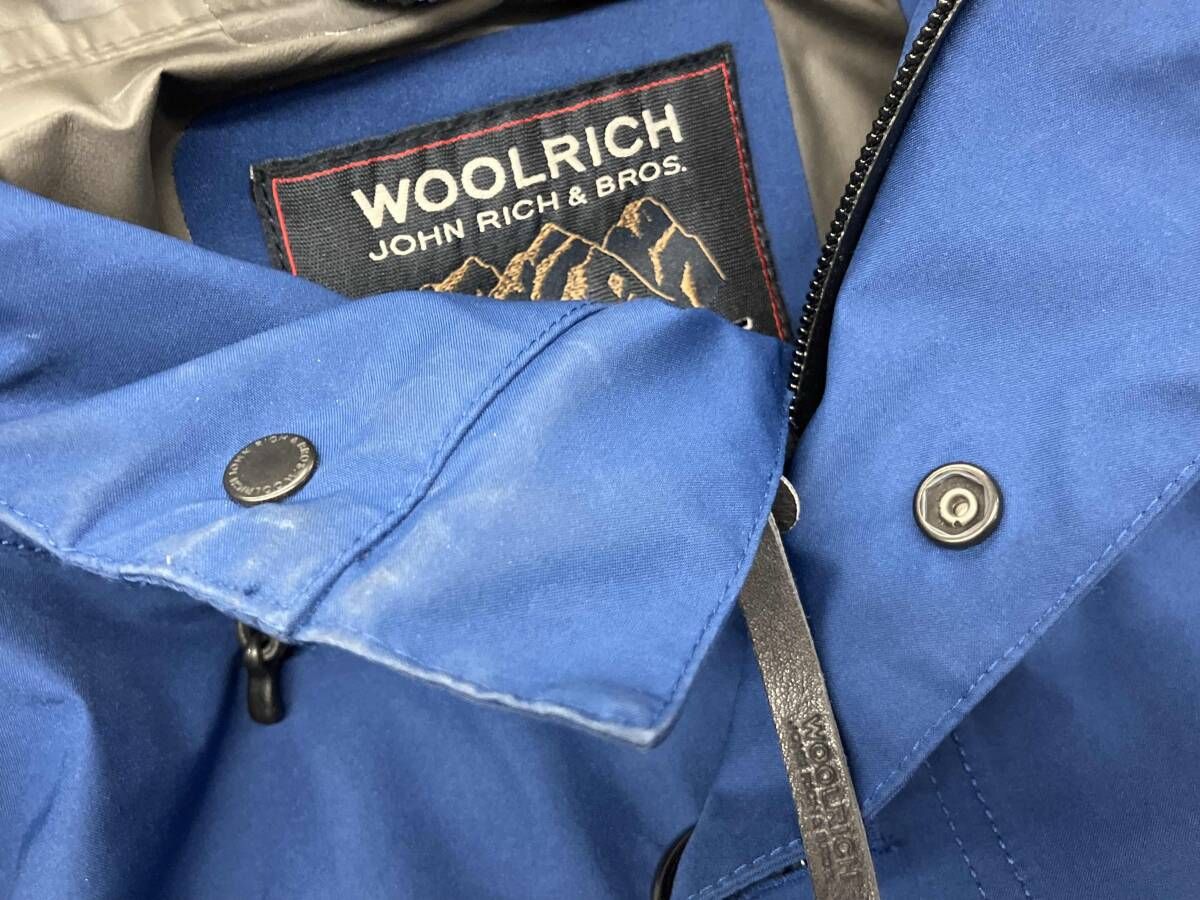 WOOL RICH マウンテンパーカー ウールリッチ フーデットジャケット ネイビー size S