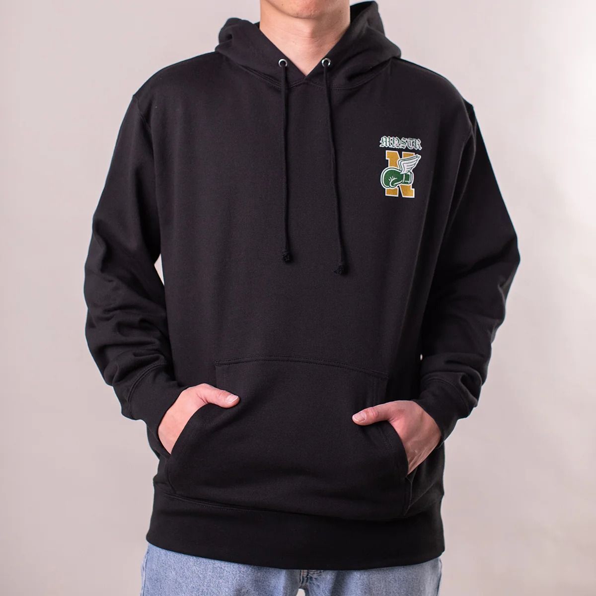 新品未使用 HOODED SWEATSHIRT [RIYADH/GLOVE] 井上尚弥 NAOYAINOUE MONSTAR BLACK 黒 Lサイズ 世界王者 グッズ ボクシング フーディー パーカー スウェット 限定品 公式品 管理番号:884M-3000