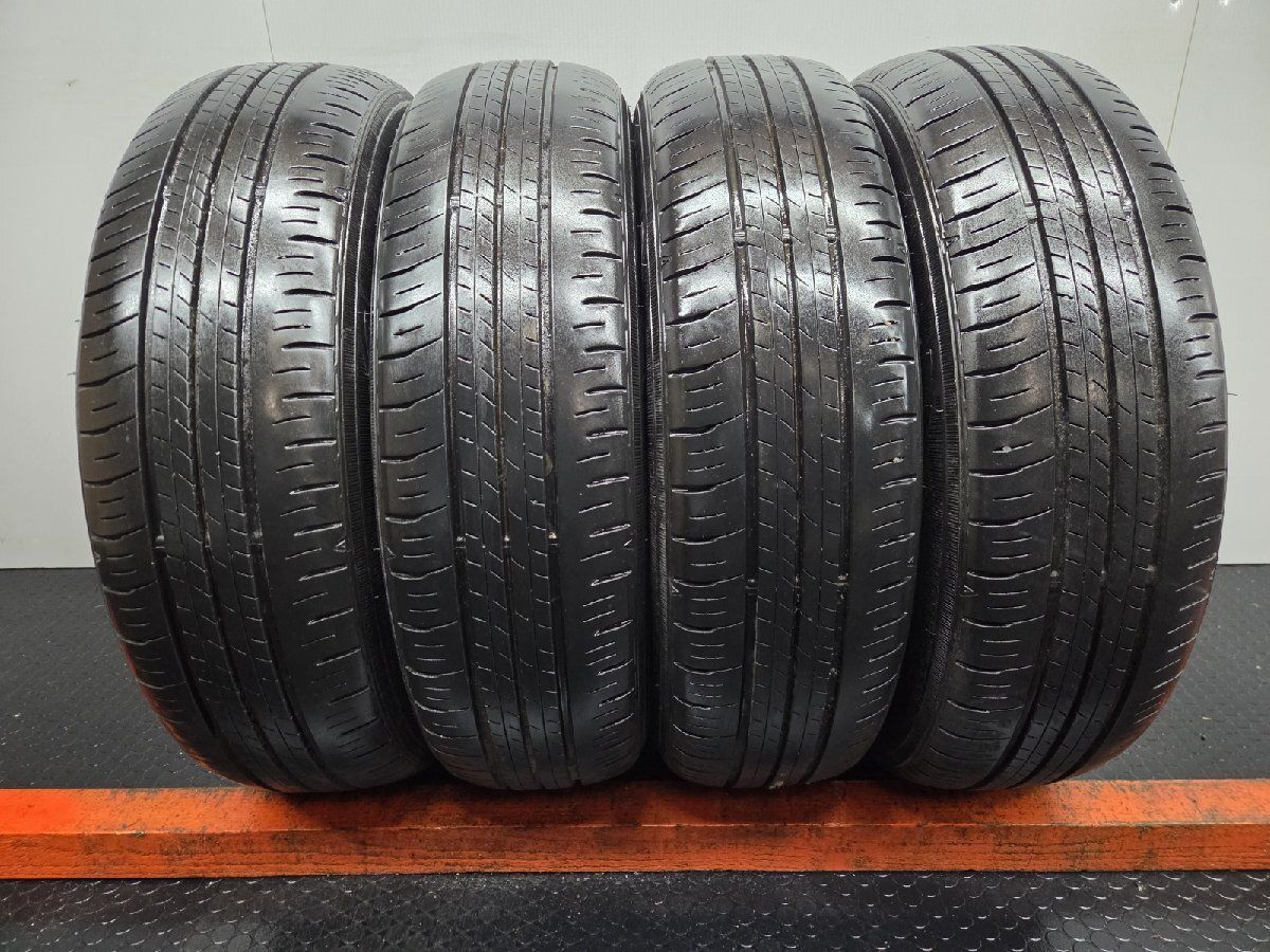 DUNLOP ENASAVE EC300+ 165/65R14 14インチ 夏タイヤ 4本 22年製 バリ溝 タンク ルーミー トール パッソ ブーン ソリオ等　(STD338)
