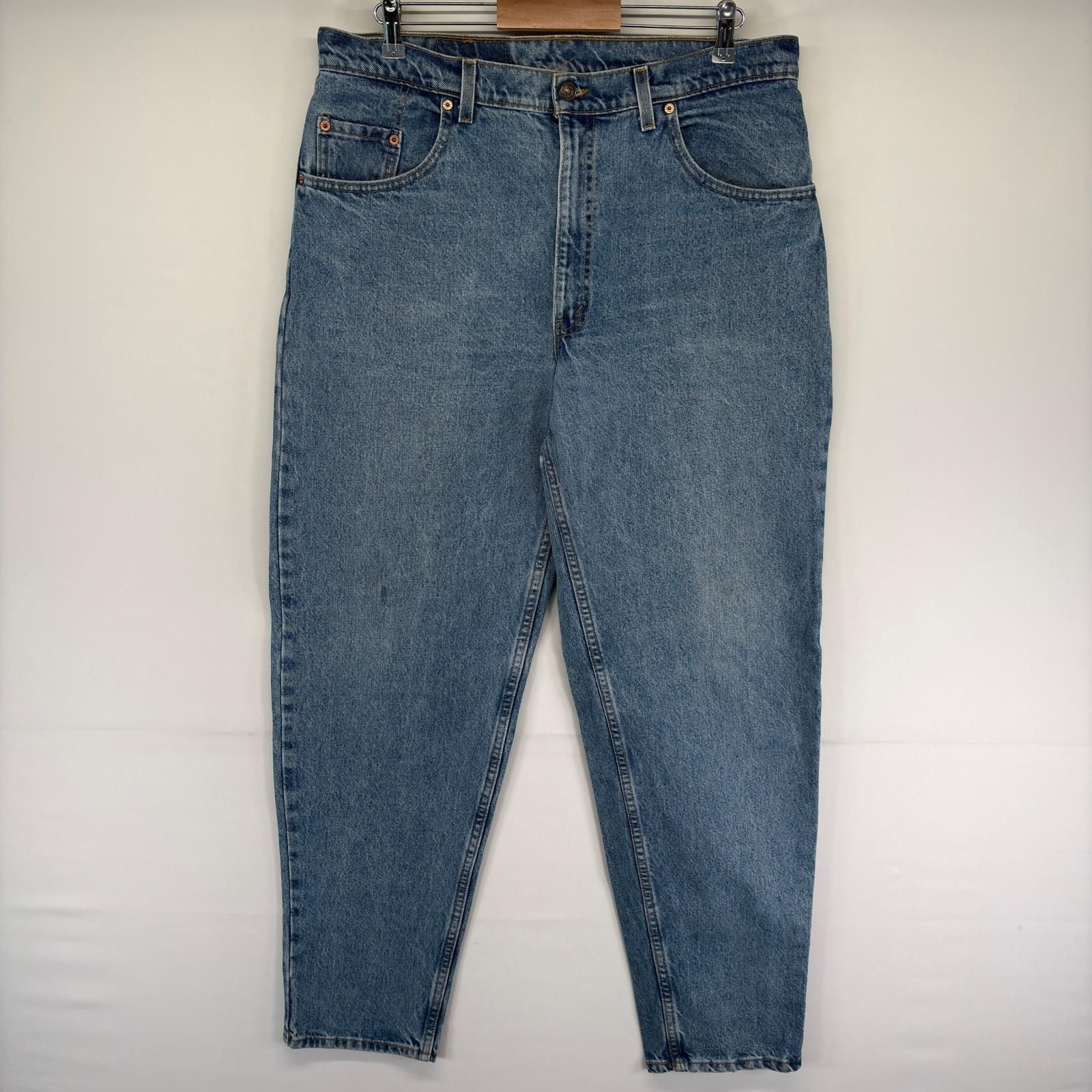 古着 90's/90年代 リーバイス Levi's USA製 デニム パンツ 560 5ポケット テーパード ジップフライ w38 L34 ブルー系 メンズ 7,920円