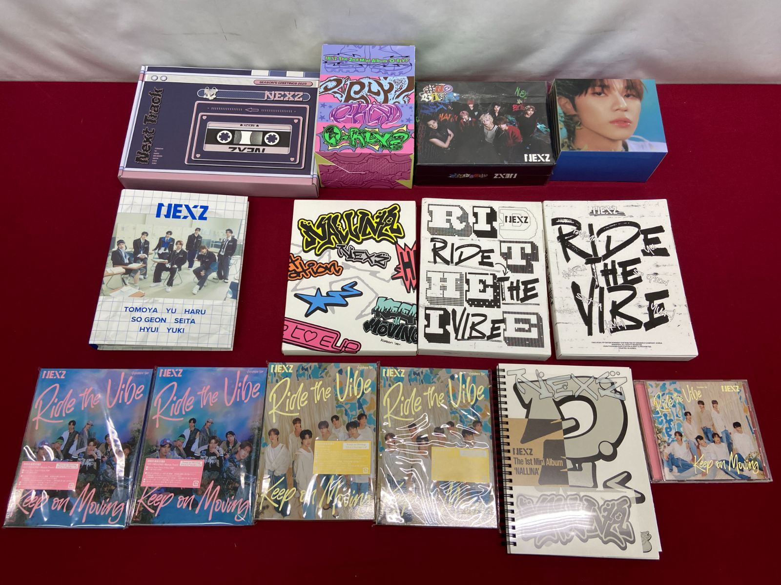 カメ】 【CD】 NEXZ アルバム シングル CD トレカケース ラントレ