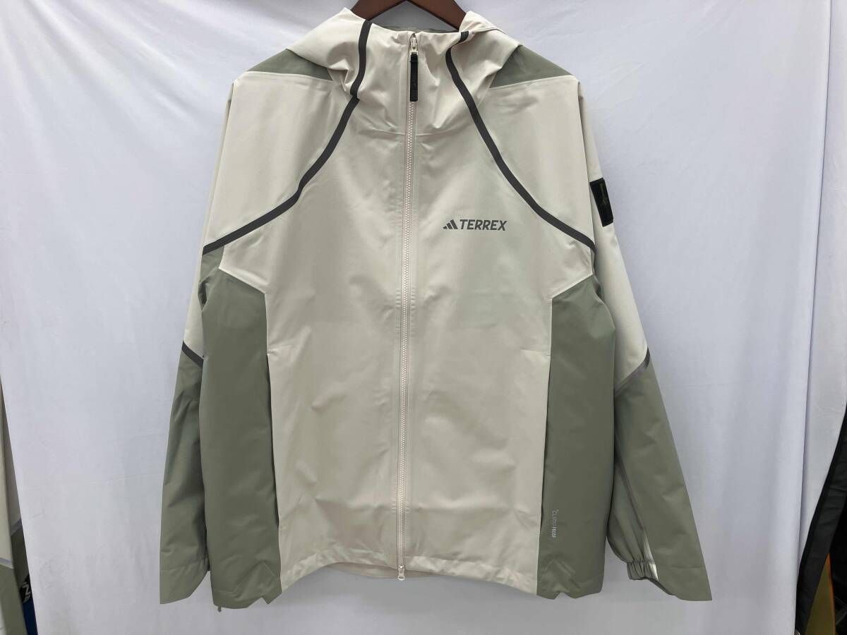 【タグ付き】adidas アディダスナショナル ジオグラフィック 防水クライマプルーフ レインジャケット　KC2342 サイズ L