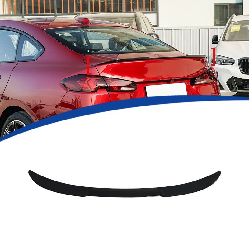 BMW 2シリーズ F74 2024-2026年 4ドア対応 リアスポイラー ピアノブラック ABS製 貼り付け式 トランクスポイラー リアまわり 外装アクセントパーツ 8,119円