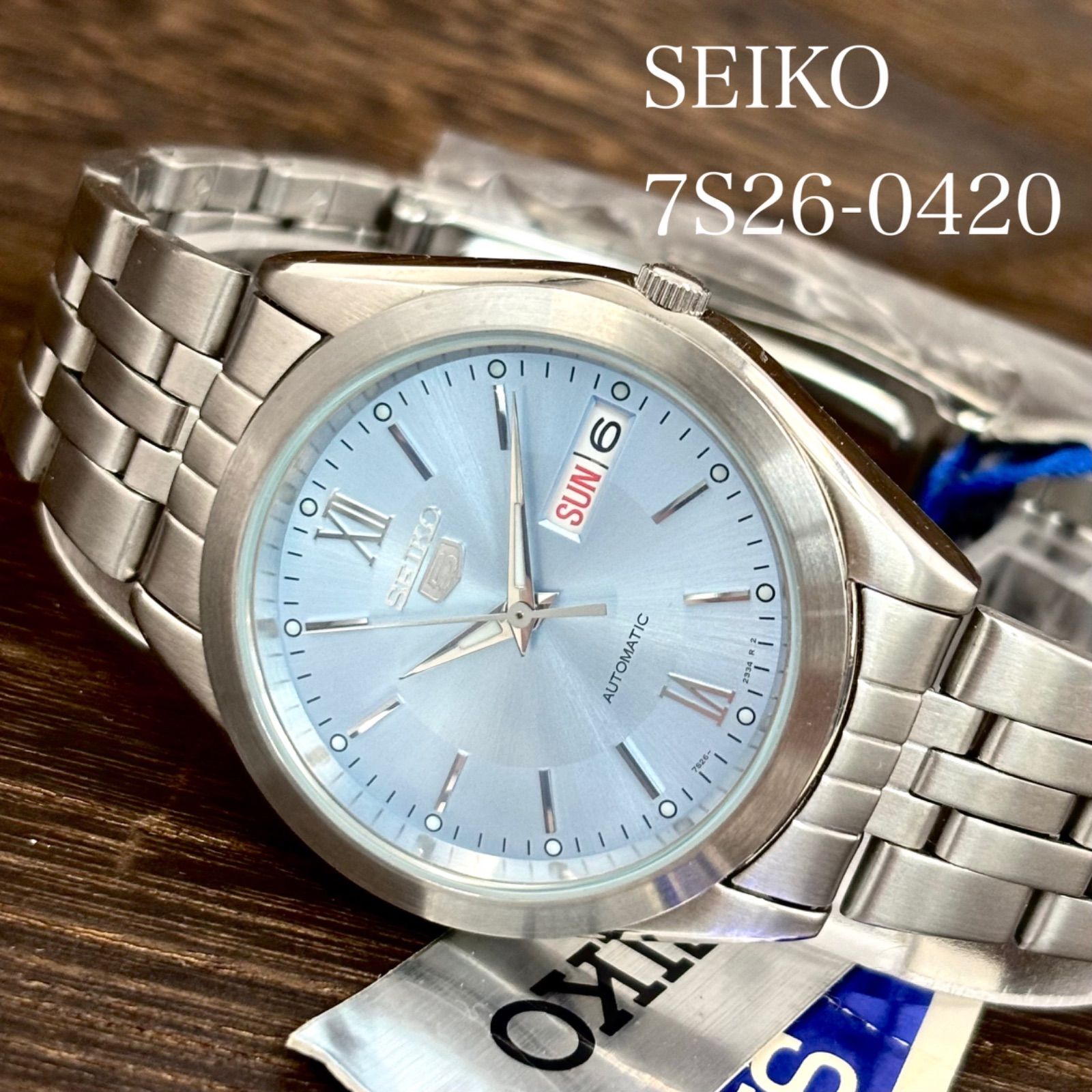 稼働/デッドストック】SEIKO 5/セイコーファイブ 腕時計 自動巻き/AT