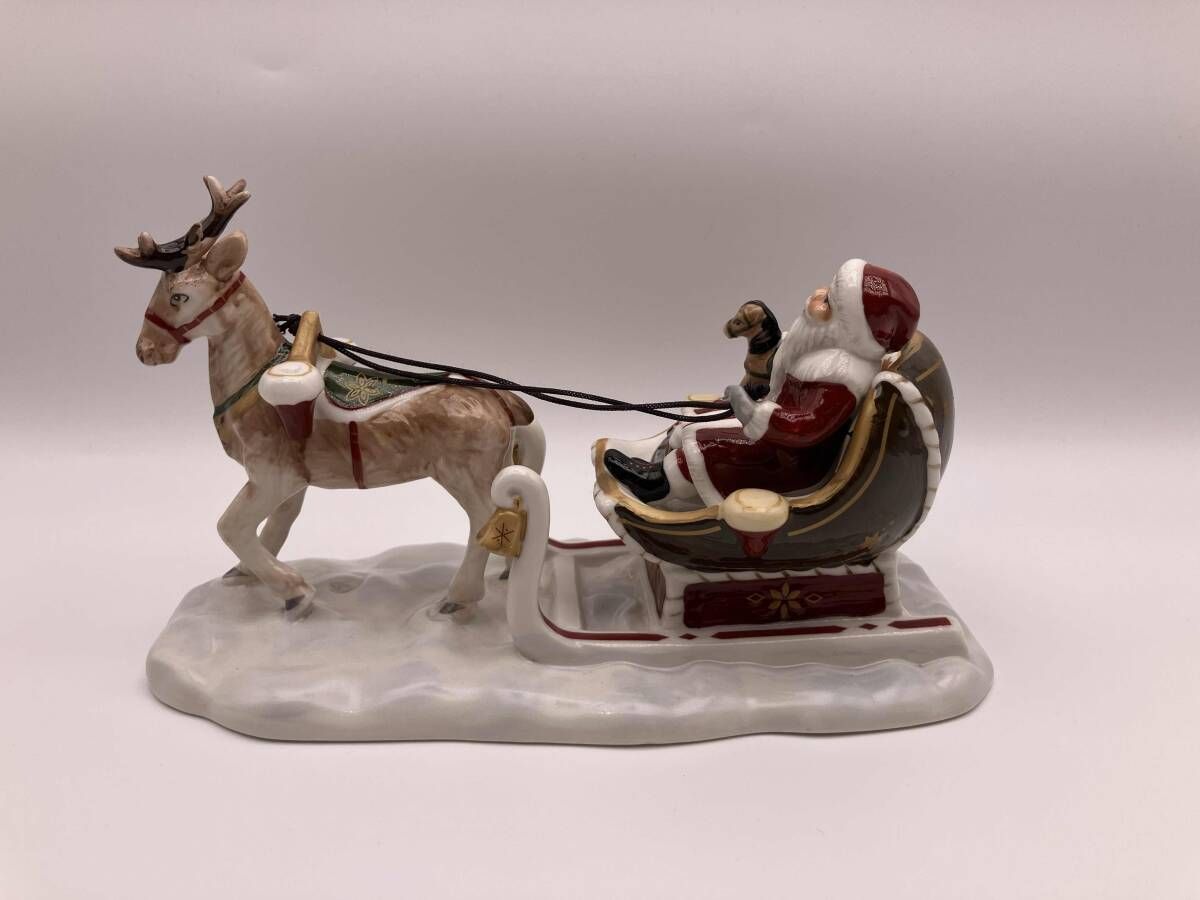 Villeroy&Bochクリスマスフィギュア　テーブルマスコット Villeroy & Boch ビレロイ&ボッホ クリスマスフィギュア テーブル