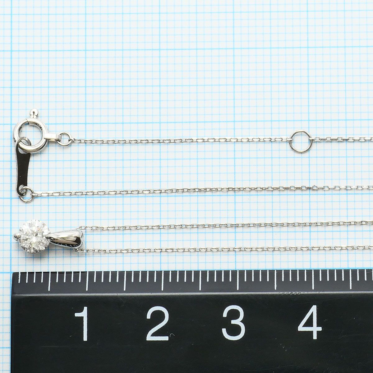 PT900/プラチナ PT850/プラチナ ネックレス ダイヤモンド 0.33ct I1
