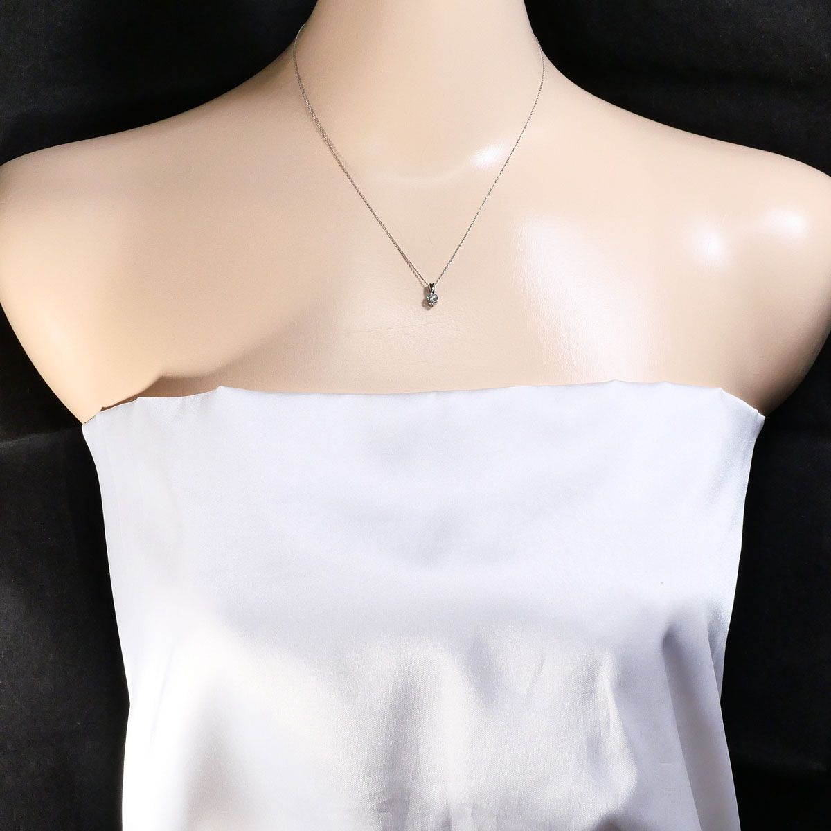 PT900/プラチナ PT850/プラチナ ネックレス ダイヤモンド 0.33ct I1