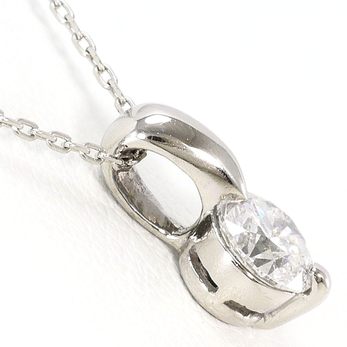 PT900/プラチナ PT850/プラチナ ネックレス ダイヤモンド 0.33ct I1