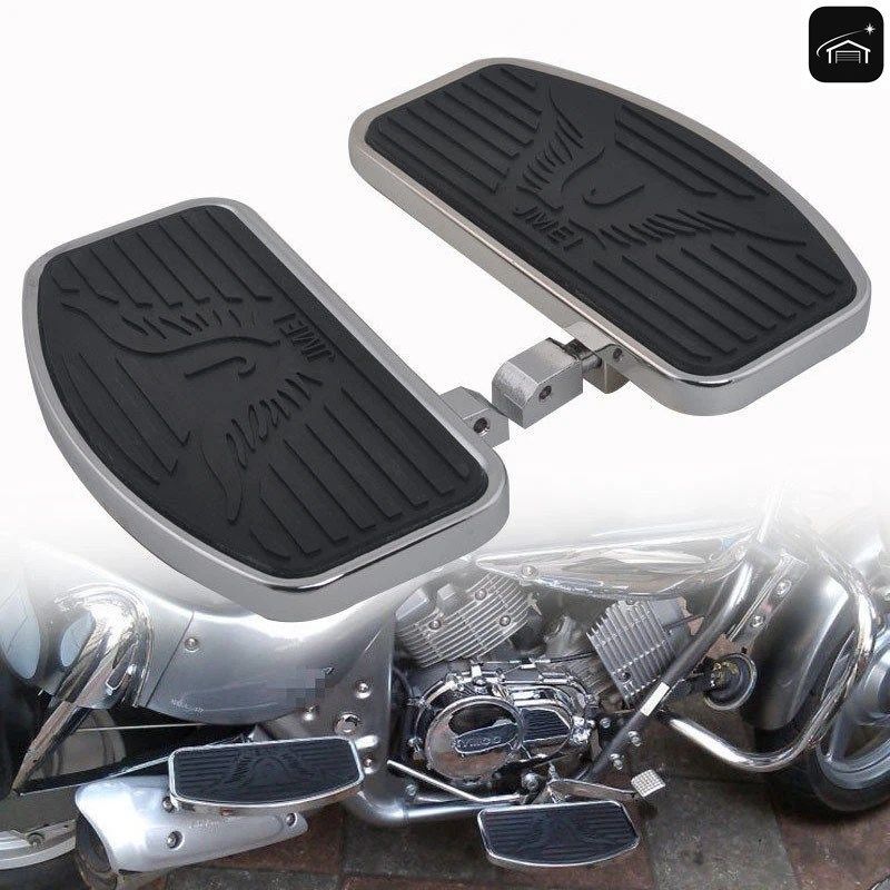 オートバイ用フロントライダーフットペグ、フロアボード、フットボード、VOLUSIA VL400 VL800 BOULEVARD C50、HONDA VTX1300 VTX1800 カス