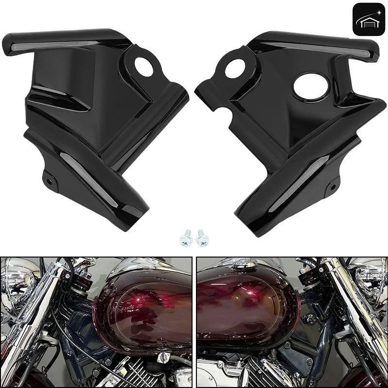 オートバイ用 フロントカウルネックカバーフレームカバーサイドフェアリングガード ヤマハ VSTAR XVS1100 1100 1999-2009 カスタムパーツ