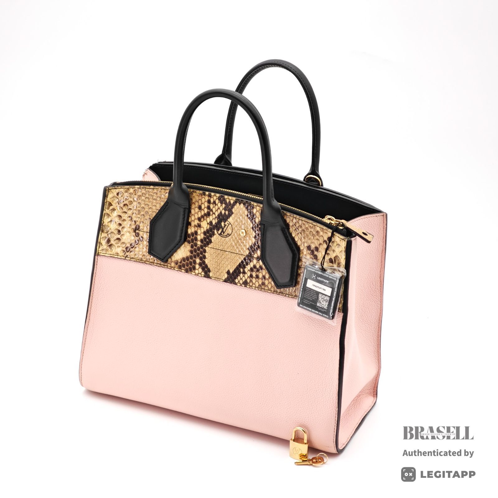 LOUIS VUITTON シティスティーマー MM N95924 バッグ ハンドバッグ ピンク レディース