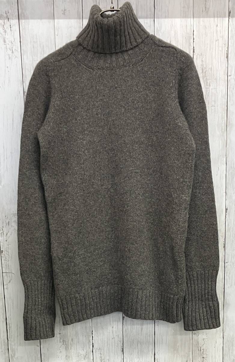 Maison Margiela 長袖ニット メゾンマルジェラ タートルネック ウール グレー 12,116円