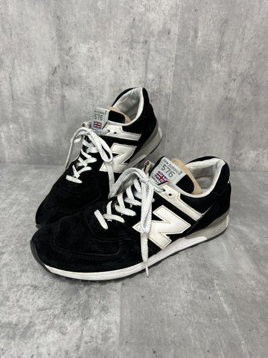New Balance ニューバランス 576 ローカット スニーカー size27ｃｍ/黒 ■■◎メンズ