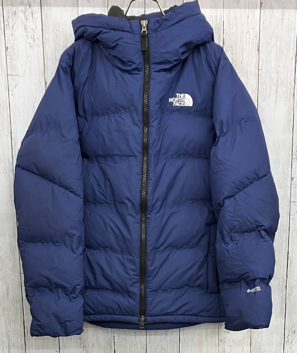 THE NORTH FACE ビレイヤーパーカ ノースフェイス ダウンジャケット フーデットダウン GORE-TEX ゴアテックス ND91915 ネイビー sizeXS