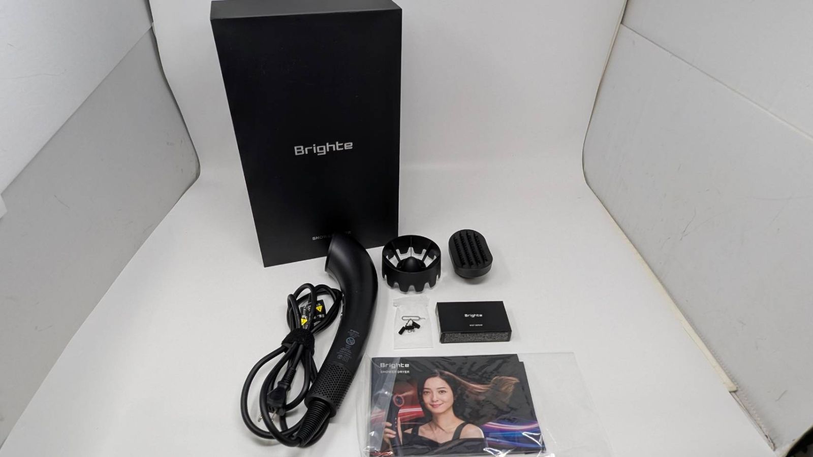 ◆Brighte ブライト ブライトシャワードライヤー BRT-SD173 箱･アタッチメント付 中古◆22188★