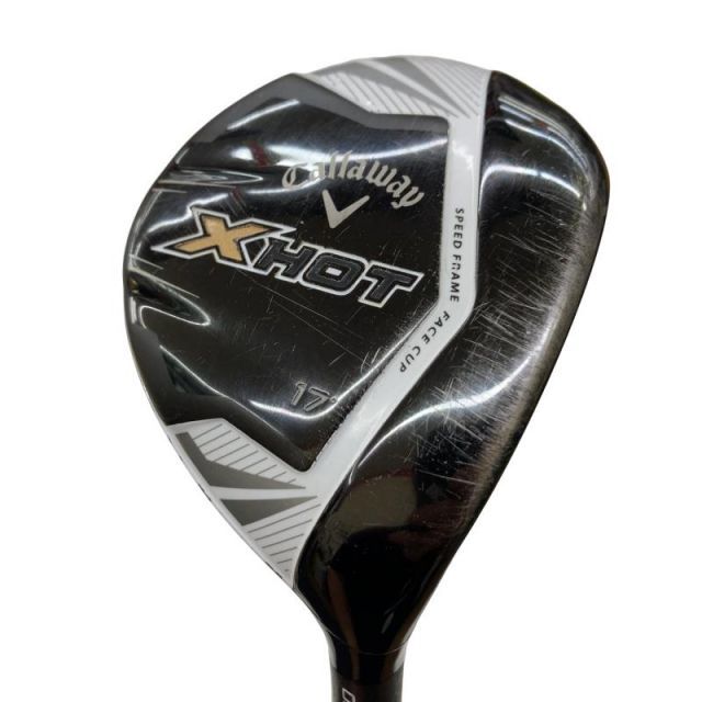 【中古】 キャロウェイ X HOT PRO 17° フェアウェイウッド FW 純正特注シャフト (フレックスS) メンズ 男性用 右利き 右用 Cランク ゴルフクラブ