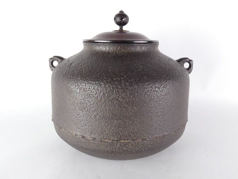 般若勘渓「時代写 阿弥陀堂釜」共箱 保証品 茶道具 /K(tk7) - メルカリ