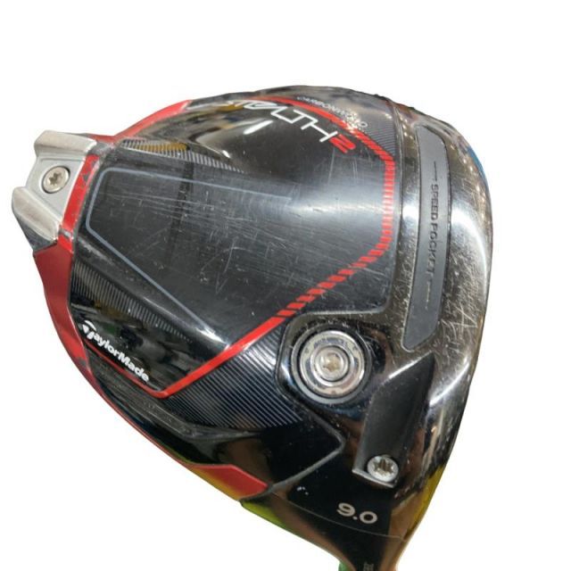 【中古】 テーラーメイド STEALTH2 9° ドライバー DR TENSEI RED TM50(STEALTH DR) (フレックスS) メンズ 男性用 右利き 右用 Dランク ゴルフクラブ
